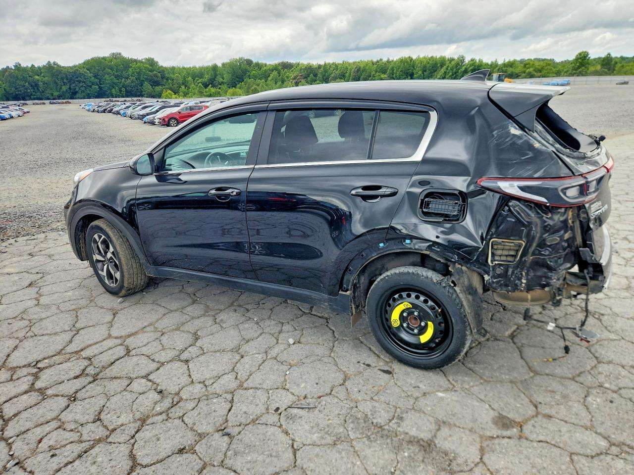 2021 Kia Sportage Lx Black vin: KNDPM3AC8M7941237