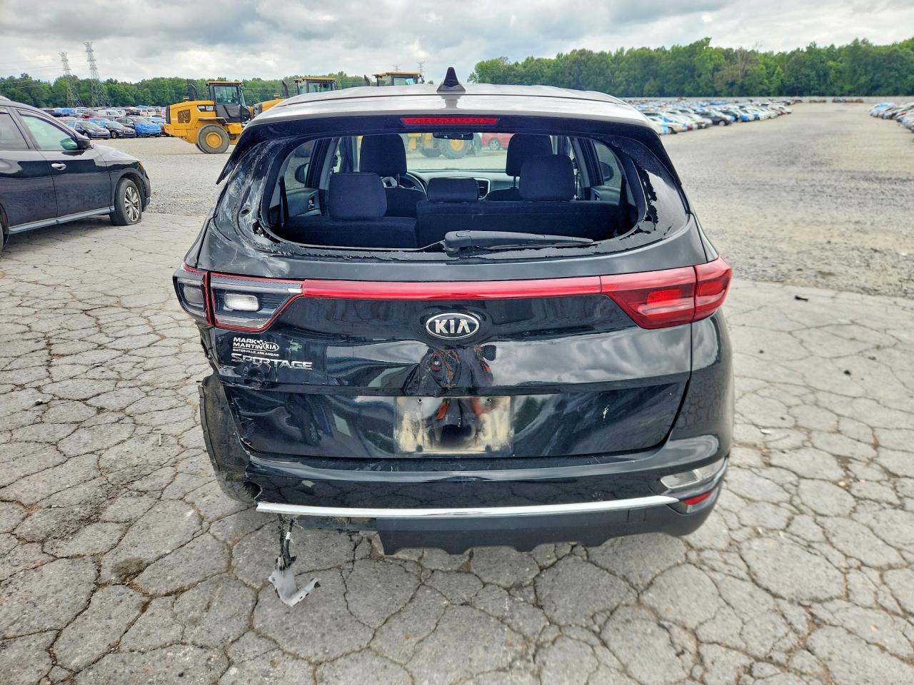 2021 Kia Sportage Lx Black vin: KNDPM3AC8M7941237