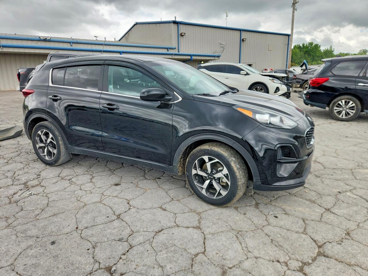 2021 Kia Sportage Lx Black vin: KNDPM3AC8M7941237