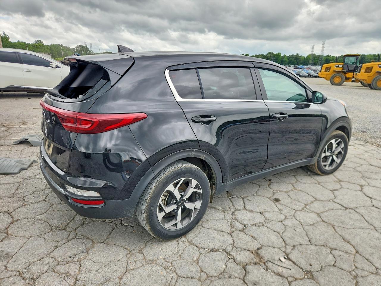 2021 Kia Sportage Lx Black vin: KNDPM3AC8M7941237