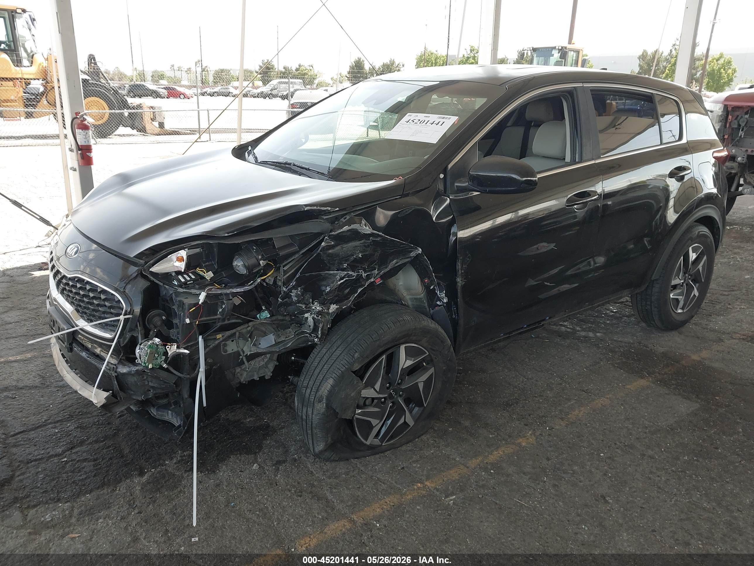 2020 Kia Sportage Lx Black vin: KNDPM3ACXL7795843