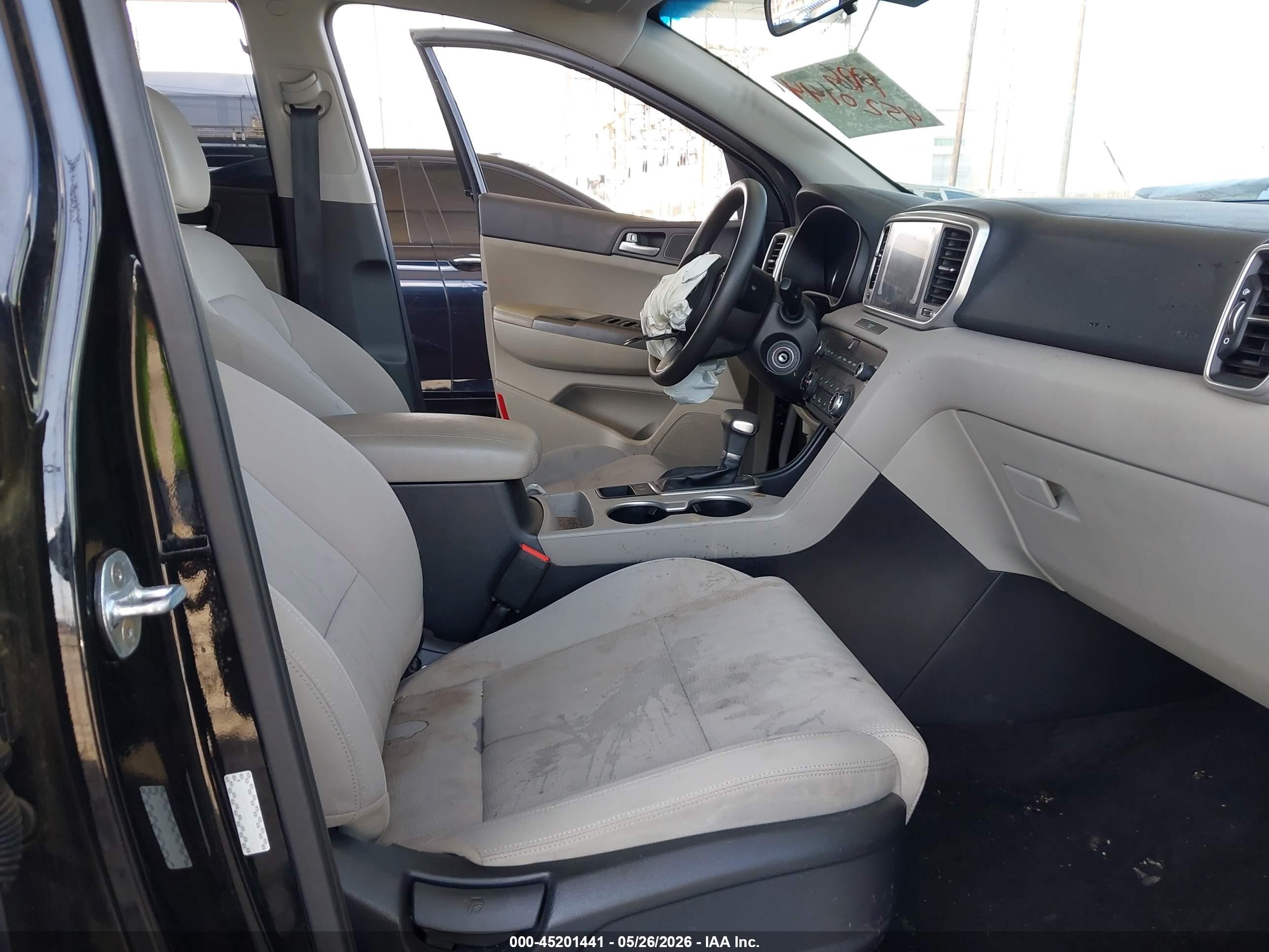 2020 Kia Sportage Lx Black vin: KNDPM3ACXL7795843