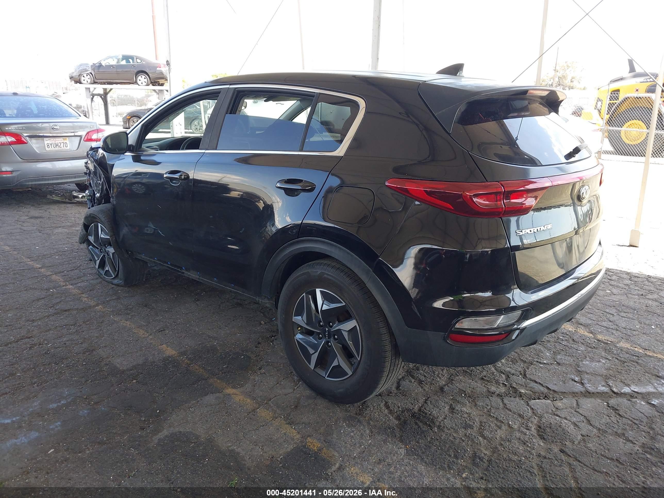2020 Kia Sportage Lx Black vin: KNDPM3ACXL7795843