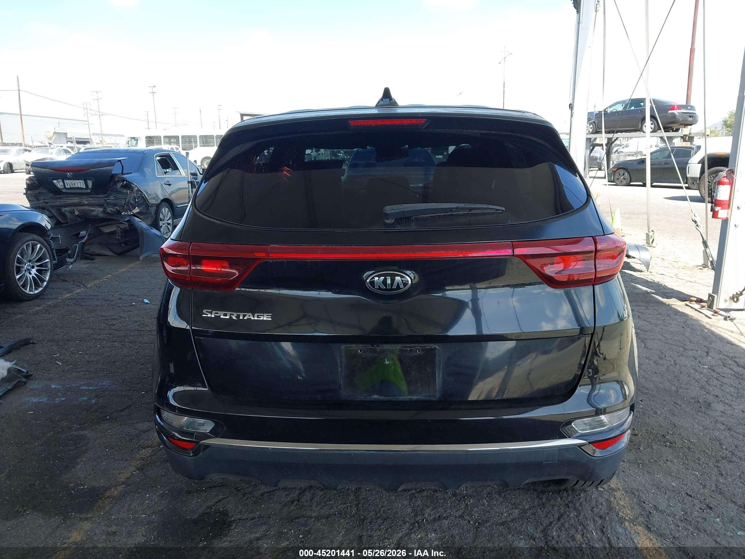 2020 Kia Sportage Lx Black vin: KNDPM3ACXL7795843