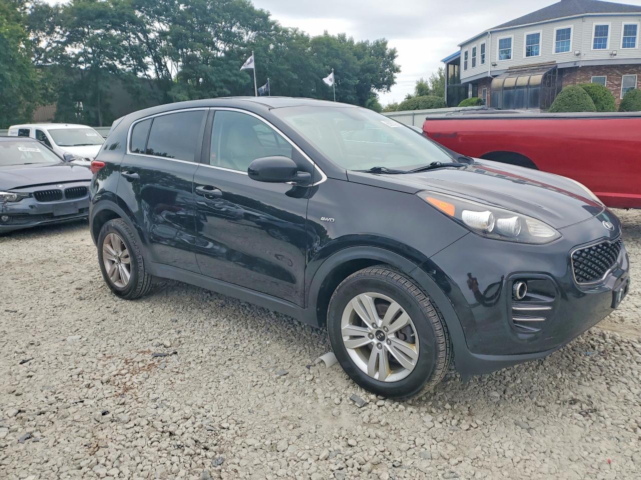 2017 Kia Sportage Lx Black vin: KNDPMCAC0H7277814