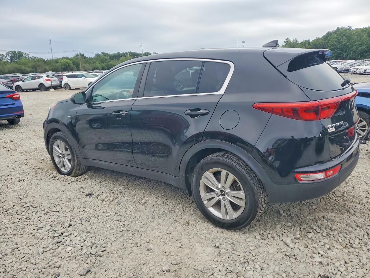 2017 Kia Sportage Lx Black vin: KNDPMCAC0H7277814