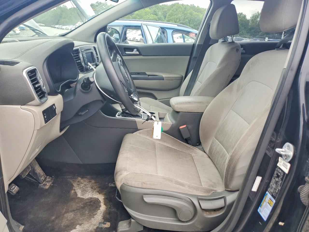 2017 Kia Sportage Lx Black vin: KNDPMCAC0H7277814