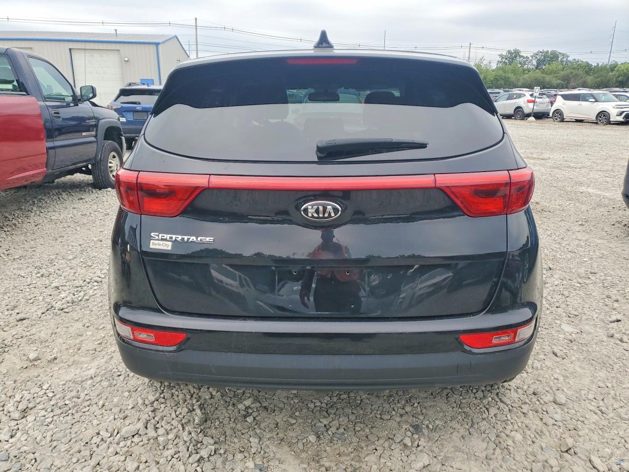 2017 Kia Sportage Lx Black vin: KNDPMCAC0H7277814