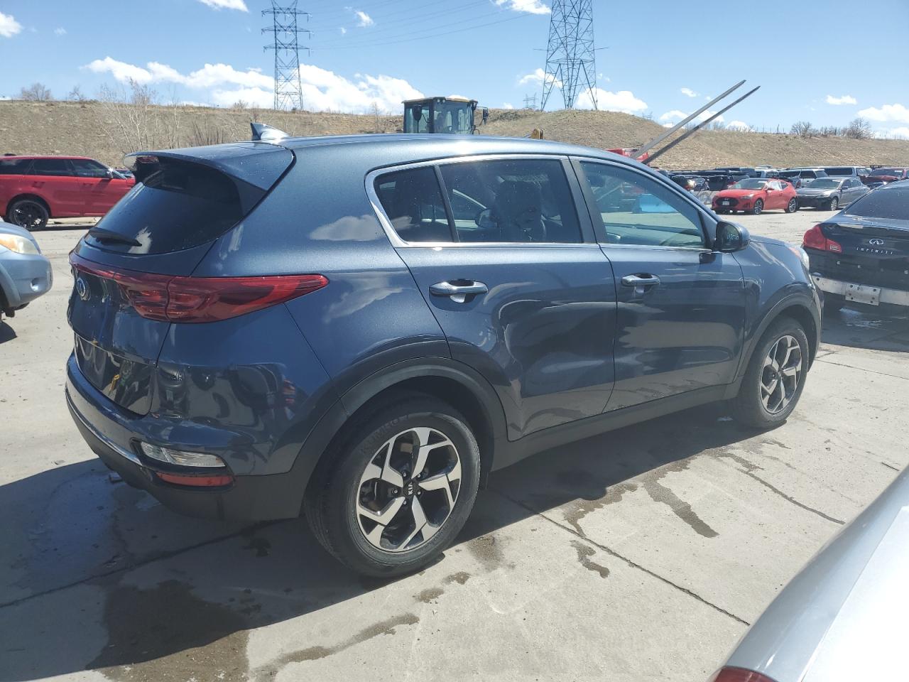 2020 Kia Sportage Lx Blue vin: KNDPMCAC0L7718978