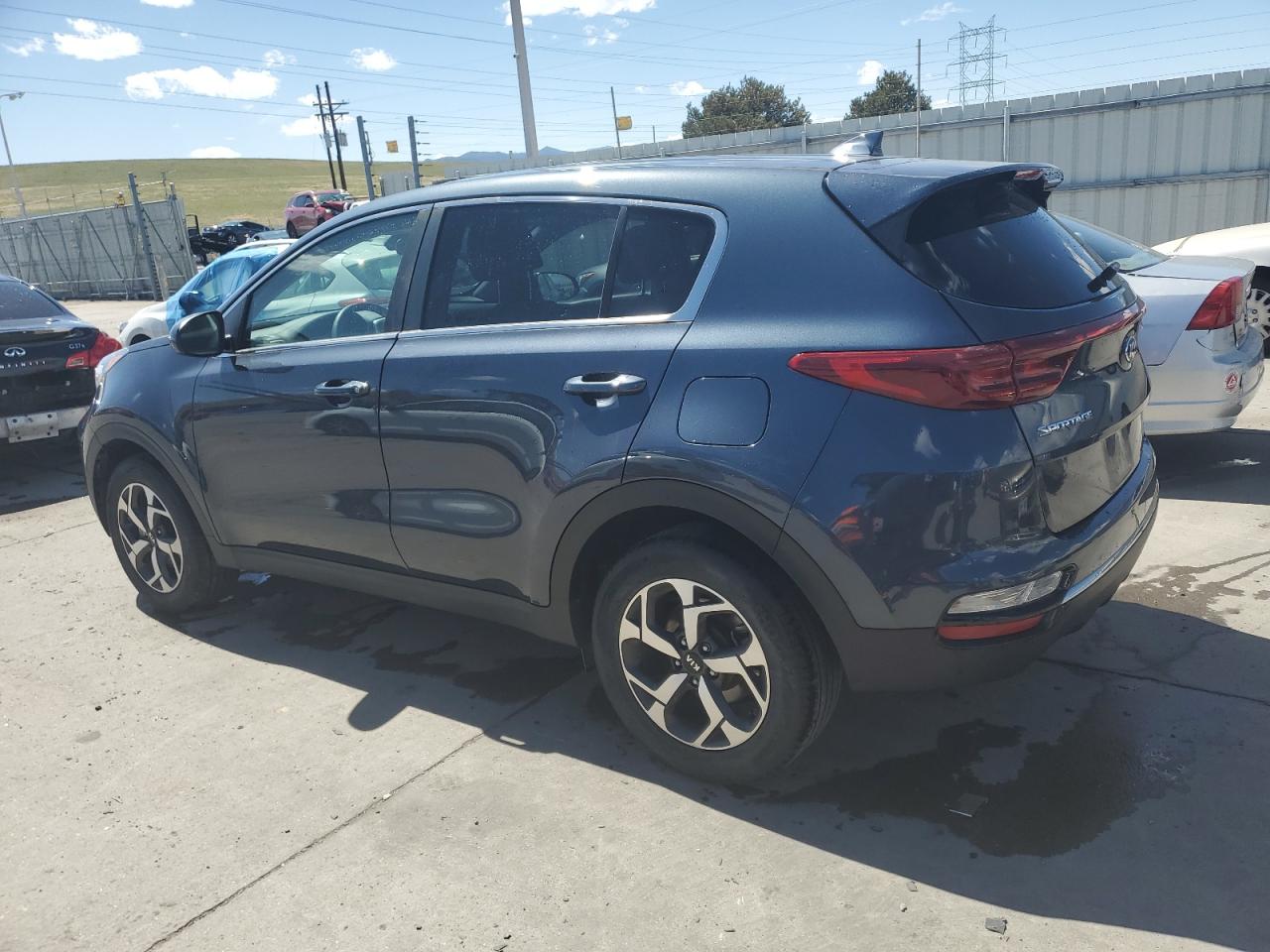 2020 Kia Sportage Lx Blue vin: KNDPMCAC0L7718978