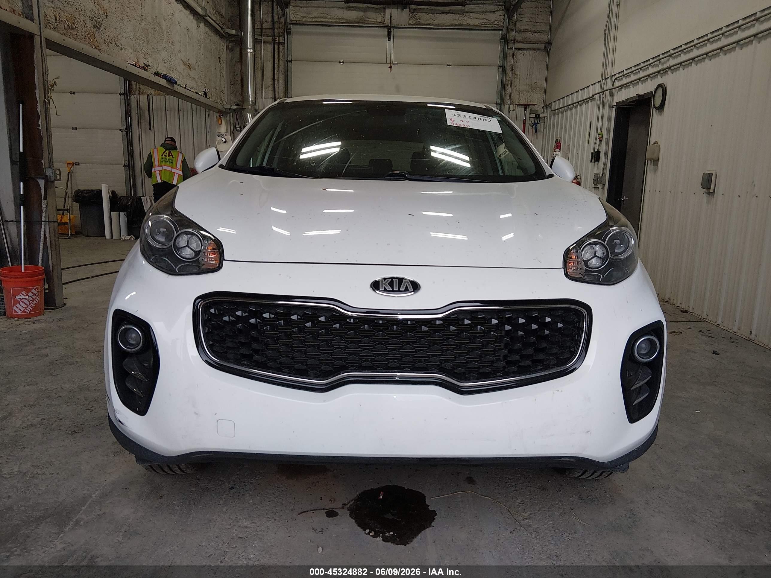 2017 Kia Sportage Lx Белый vin: KNDPMCAC1H7259144