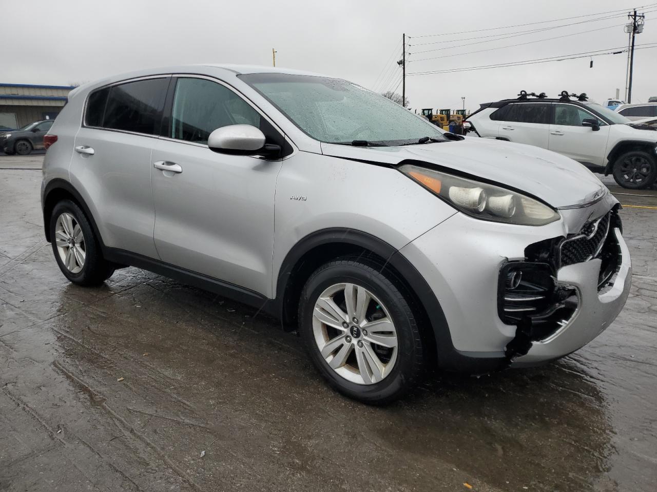 2018 Kia Sportage Lx Серый vin: KNDPMCAC1J7408769