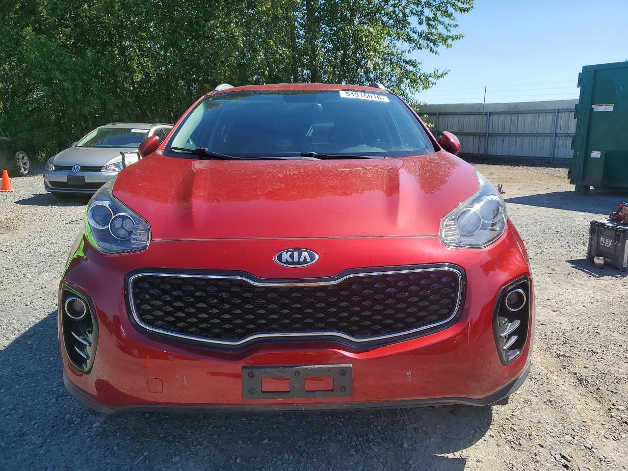 2018 Kia Sportage Lx Красный vin: KNDPMCAC1J7463318