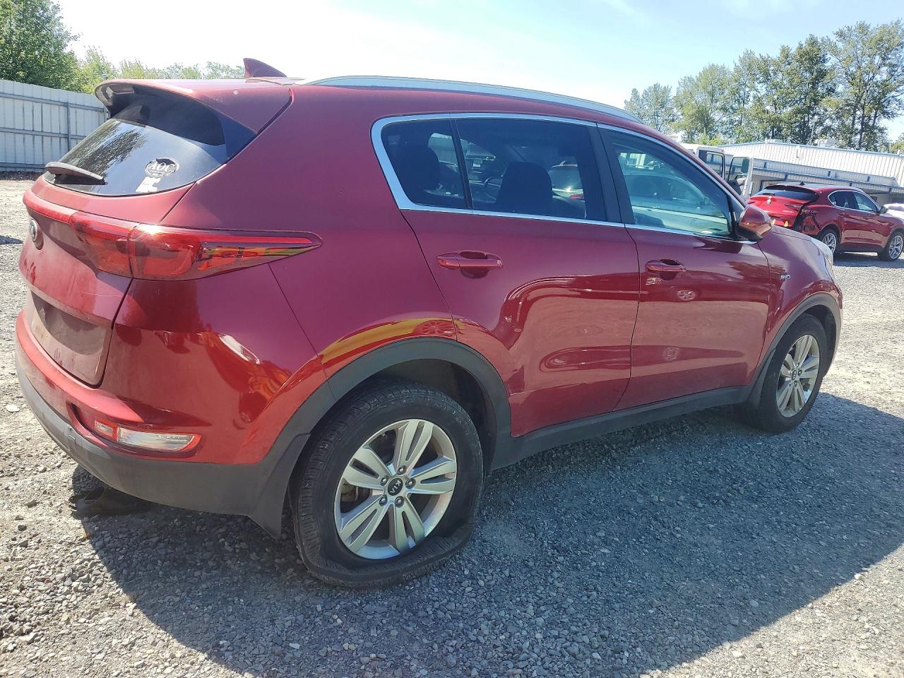 2018 Kia Sportage Lx Красный vin: KNDPMCAC1J7463318