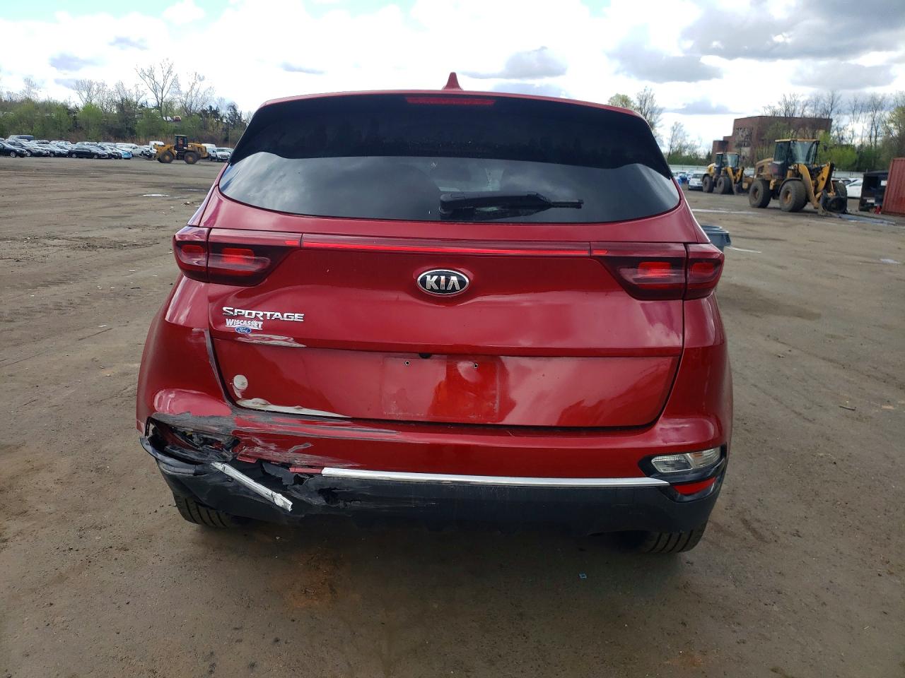 2022 Kia Sportage Lx Красный vin: KNDPMCAC2N7024392