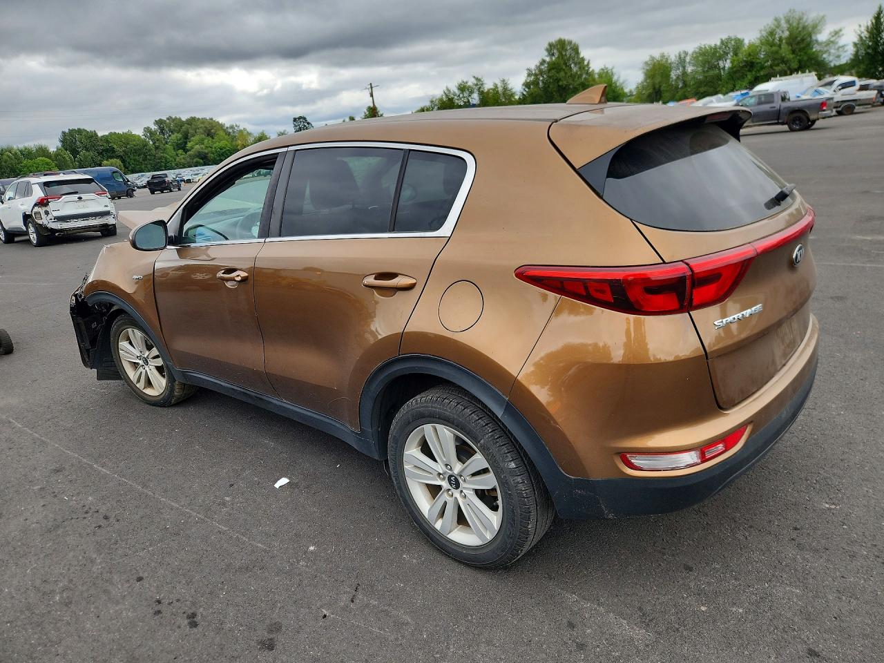 2017 Kia Sportage Lx Brown vin: KNDPMCAC3H7075808