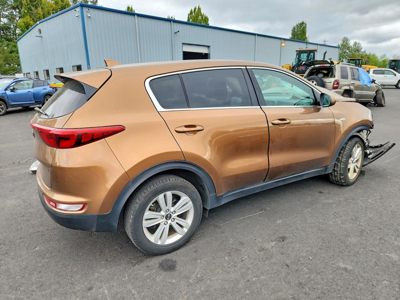 2017 Kia Sportage Lx Brown vin: KNDPMCAC3H7075808