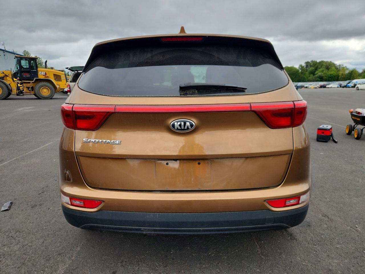 2017 Kia Sportage Lx Brown vin: KNDPMCAC3H7075808