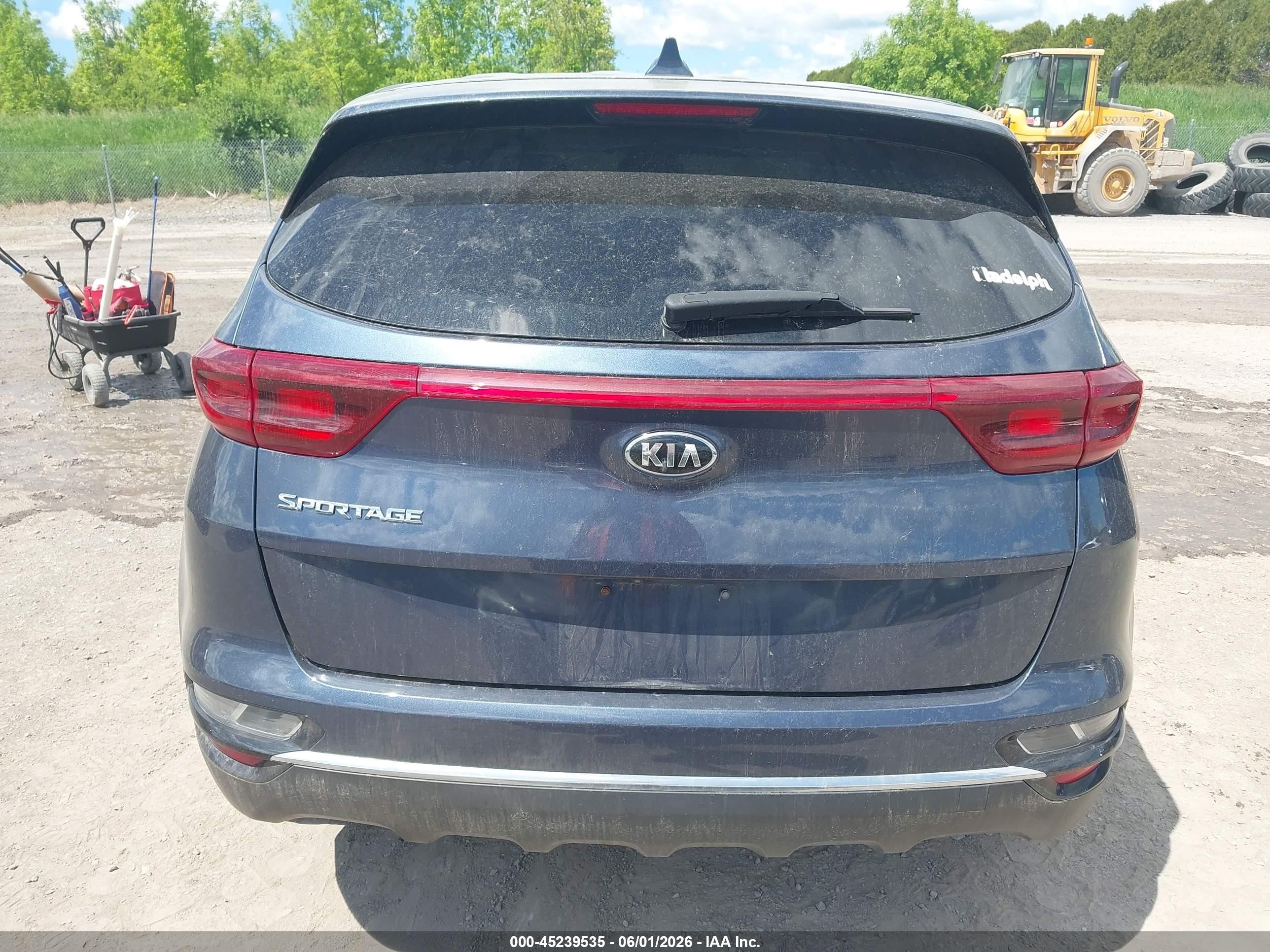2021 Kia Sportage Lx Blue vin: KNDPMCAC3M7875311