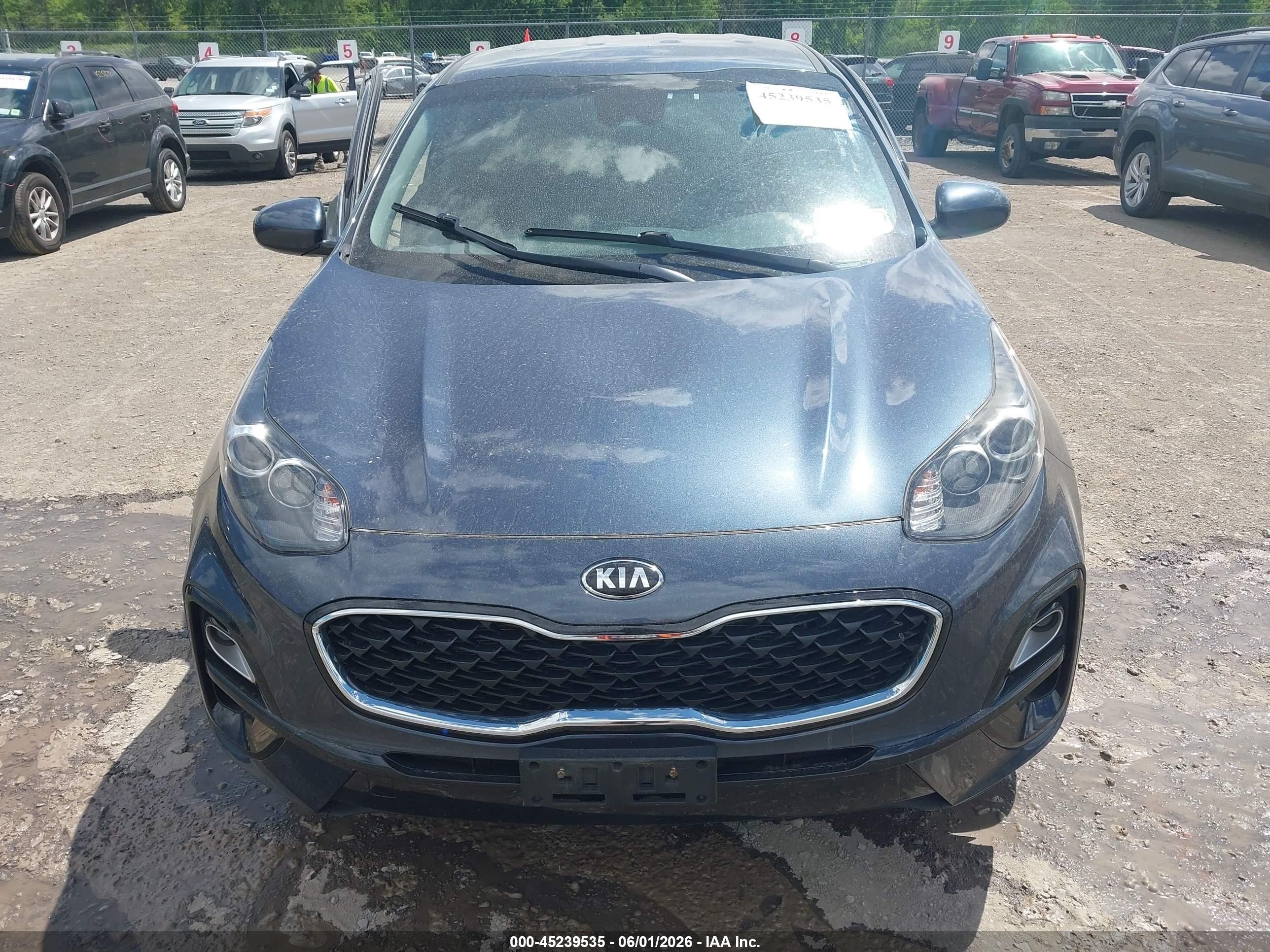 2021 Kia Sportage Lx Blue vin: KNDPMCAC3M7875311