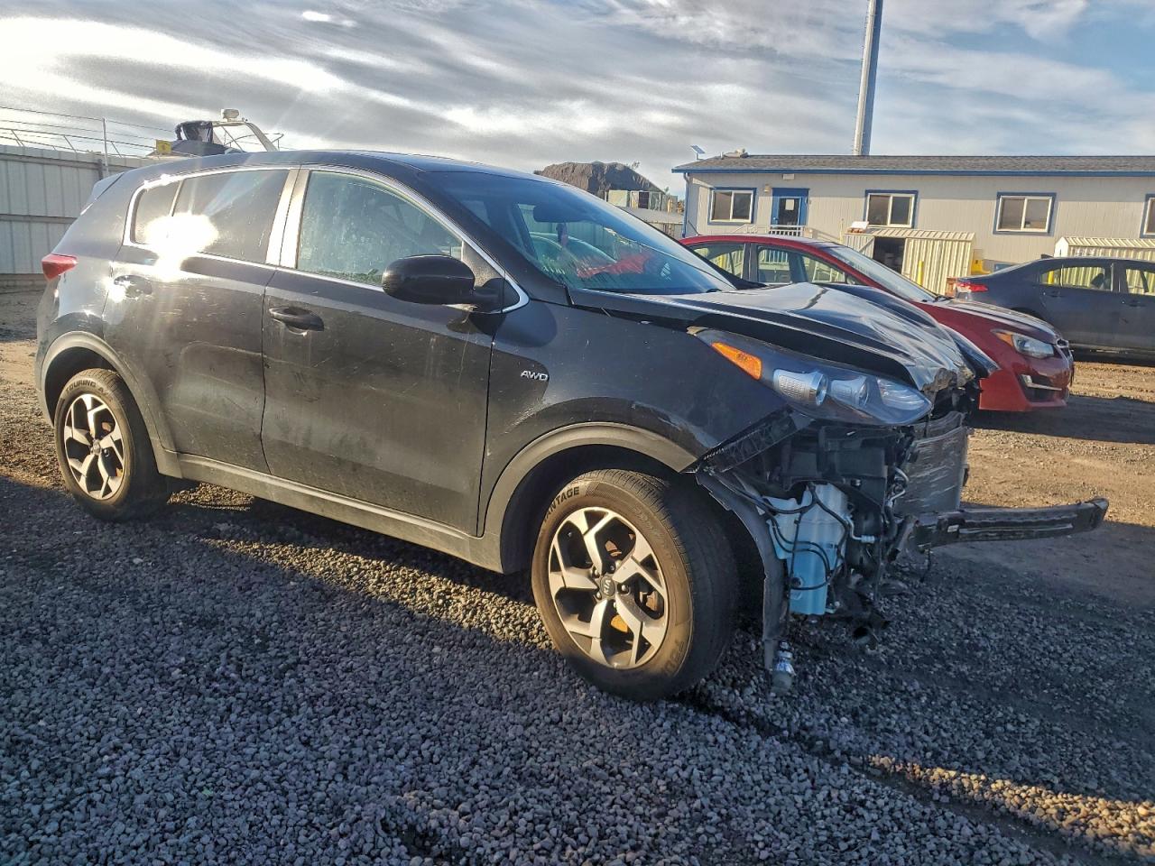 2021 Kia Sportage Lx Черный vin: KNDPMCAC3M7900482