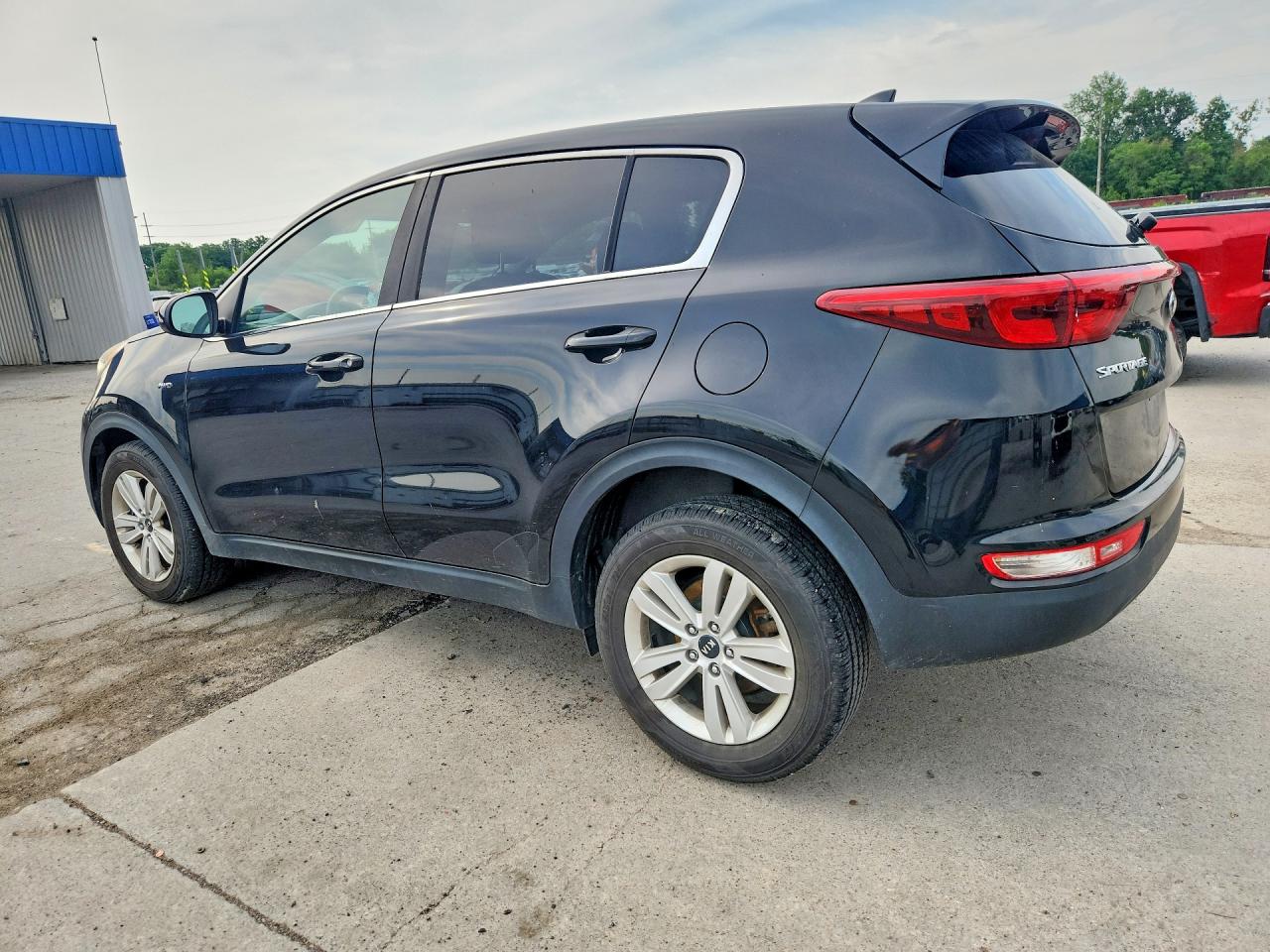 2017 Kia Sportage Lx Black vin: KNDPMCAC4H7121534