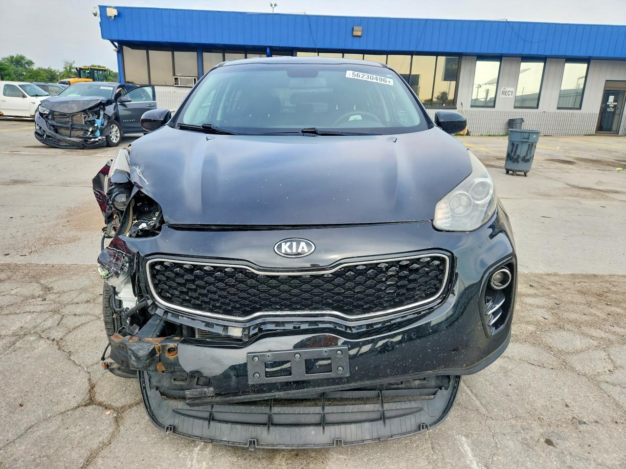 2017 Kia Sportage Lx Black vin: KNDPMCAC4H7121534