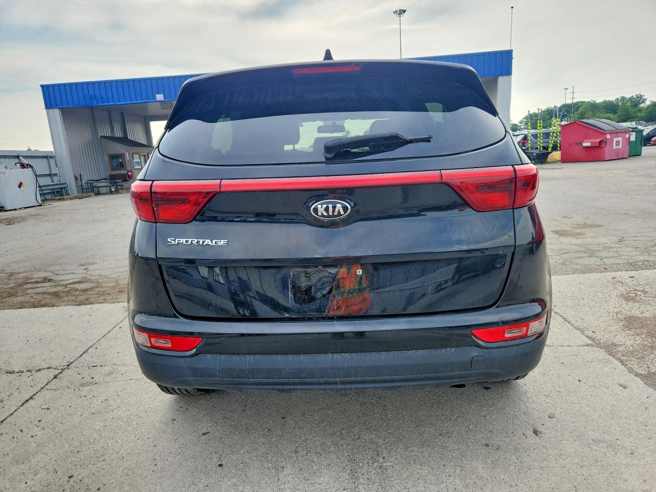 2017 Kia Sportage Lx Black vin: KNDPMCAC4H7121534