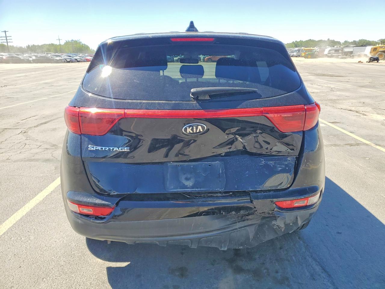2017 Kia Sportage Lx Черный vin: KNDPMCAC4H7199554