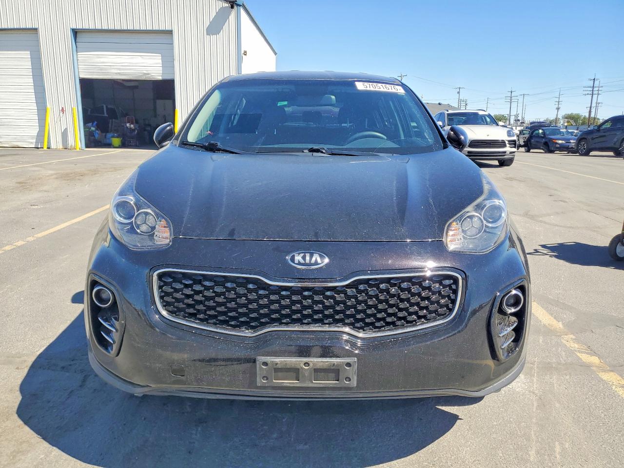 2017 Kia Sportage Lx Черный vin: KNDPMCAC4H7199554