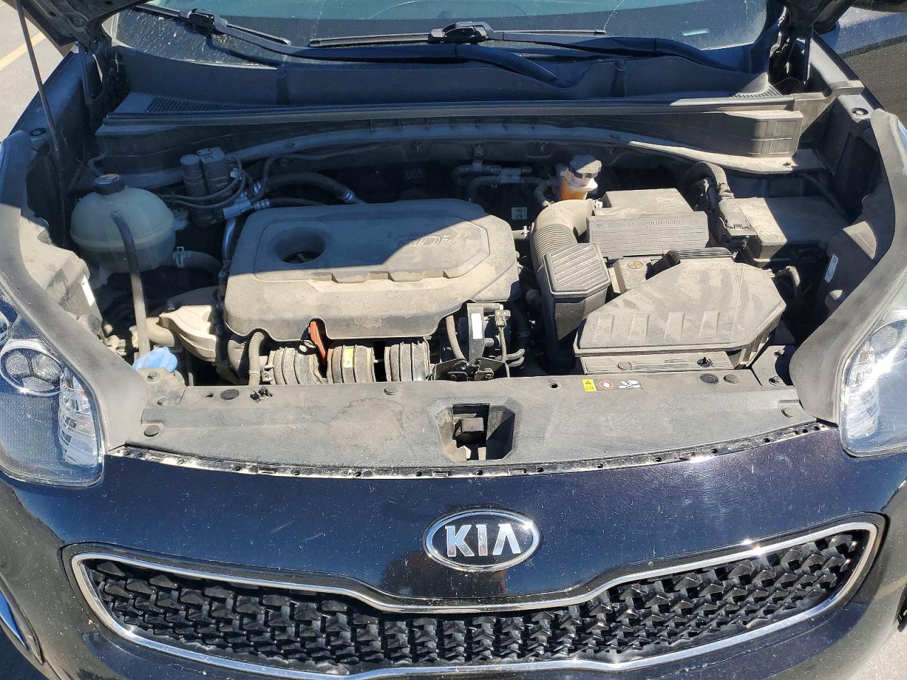 2017 Kia Sportage Lx Черный vin: KNDPMCAC4H7199554