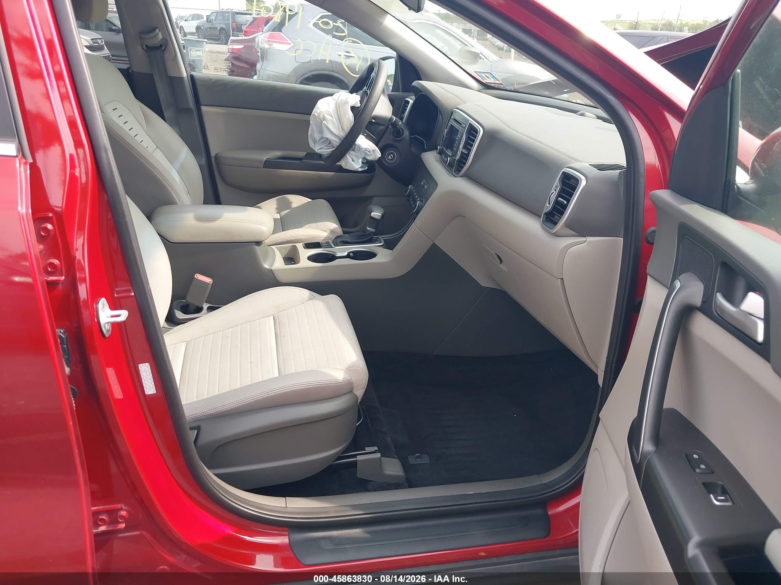 2017 Kia Sportage Lx Red vin: KNDPMCAC5H7169382