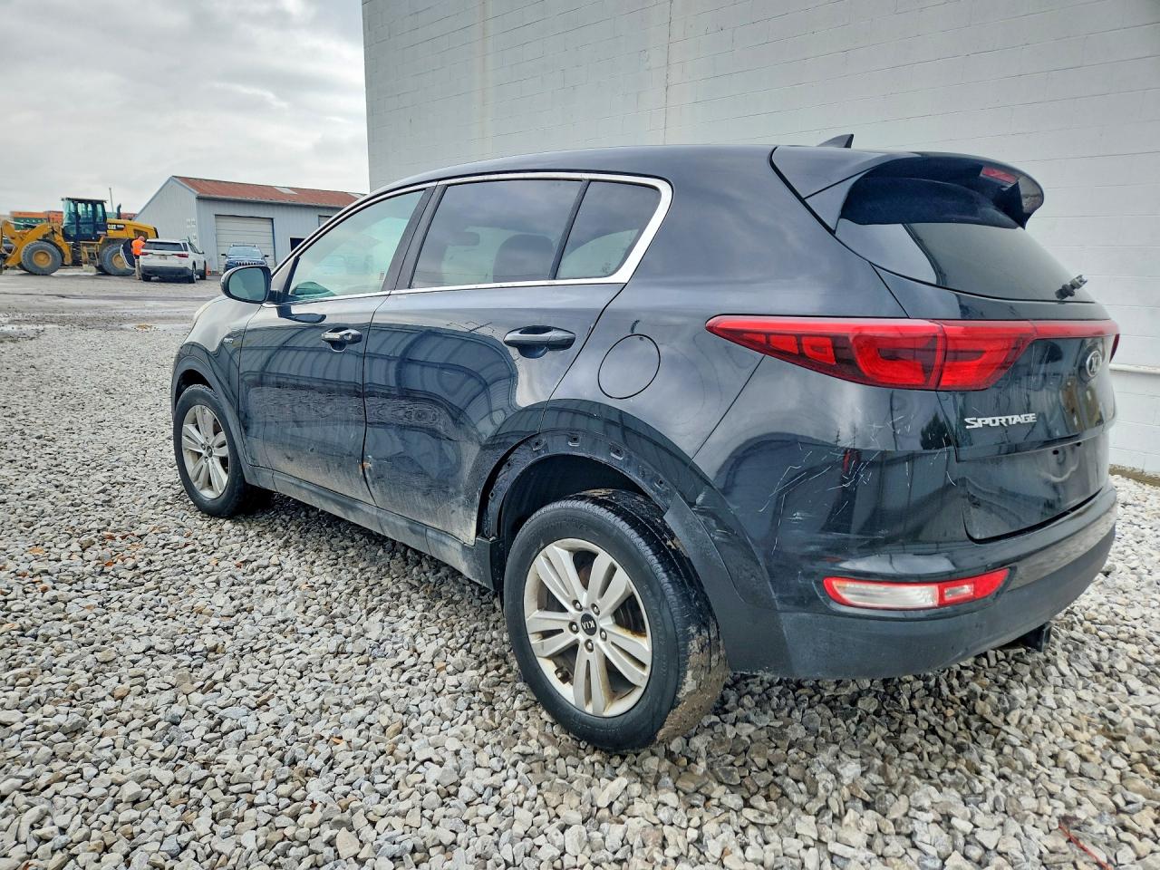 2018 Kia Sportage Lx Black vin: KNDPMCAC5J7377266