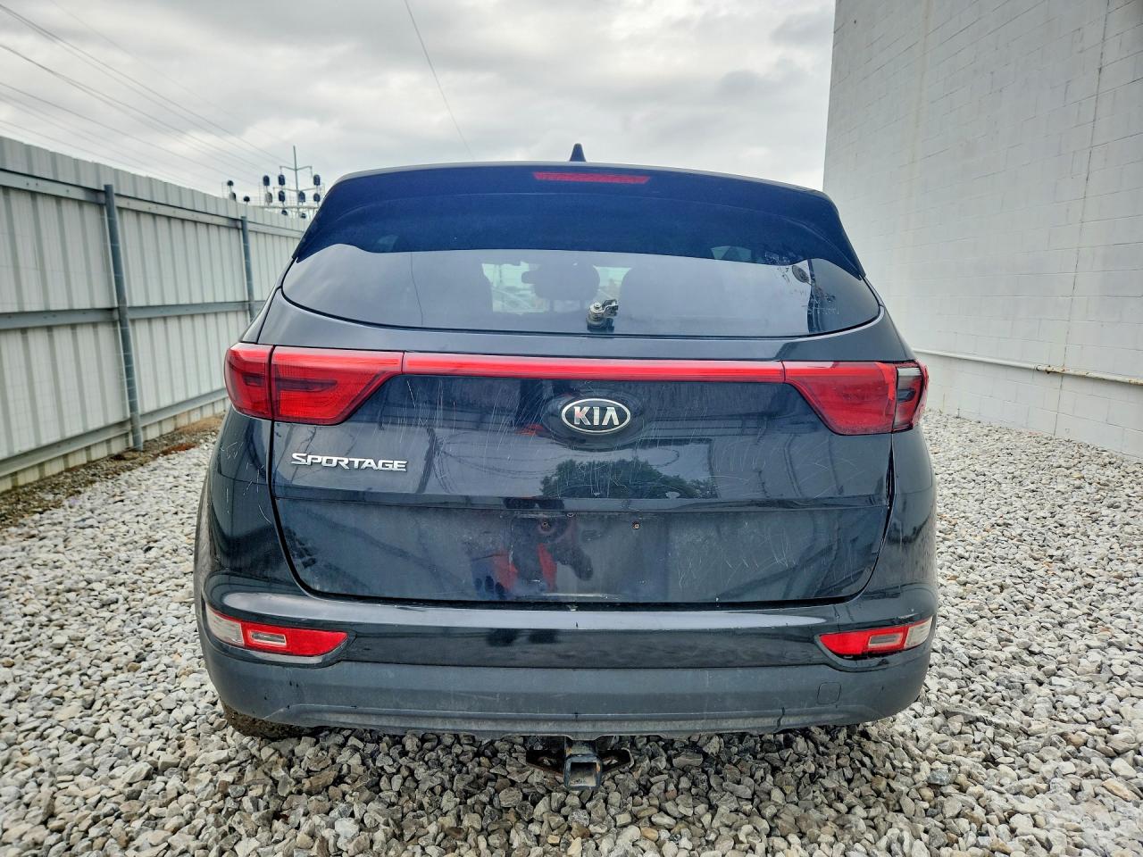2018 Kia Sportage Lx Black vin: KNDPMCAC5J7377266