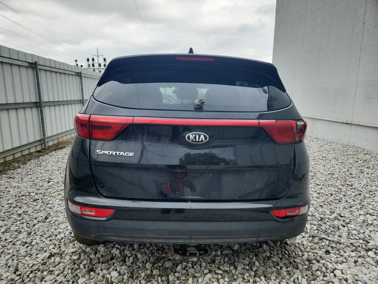 2018 Kia Sportage Lx Black vin: KNDPMCAC5J7377266 Damage: Right Tail Light, Broken, Replacement Required