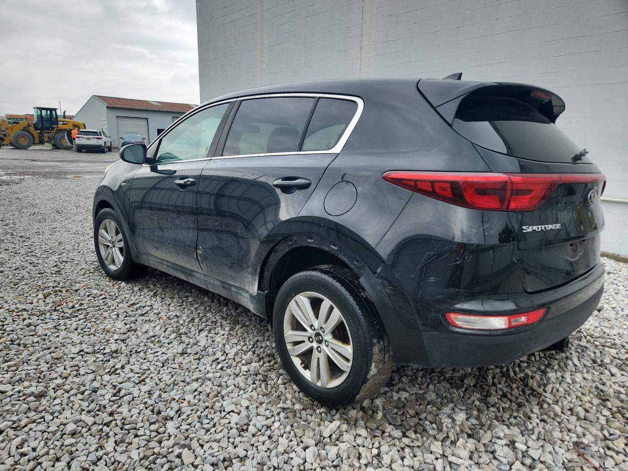 2018 Kia Sportage Lx Black vin: KNDPMCAC5J7377266 Damage: Left Front Door, Dent(S) W/ Paint Dmg, 1 To 2 Inches