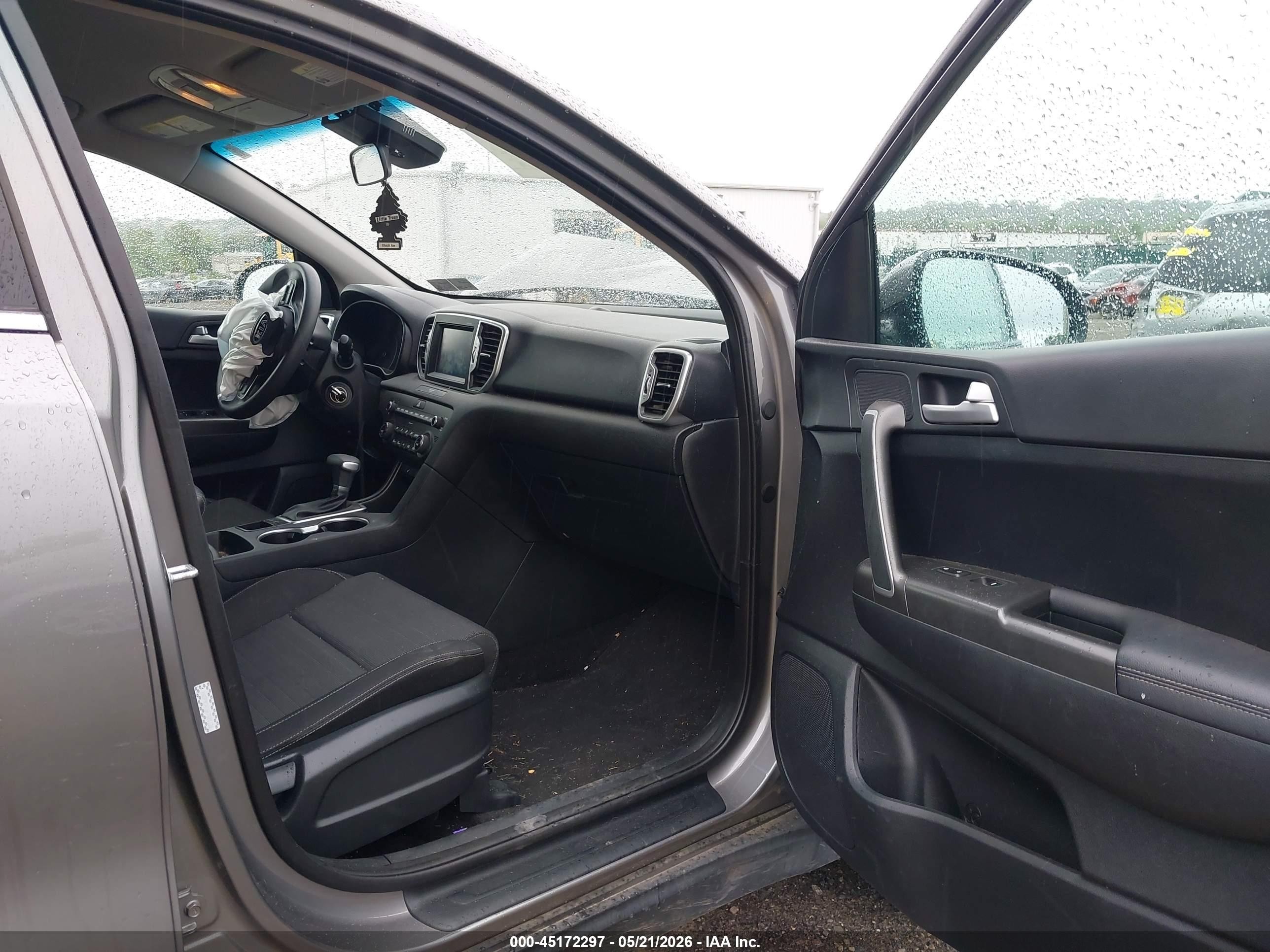 2019 Kia Sportage Lx Gray vin: KNDPMCAC6K7501126