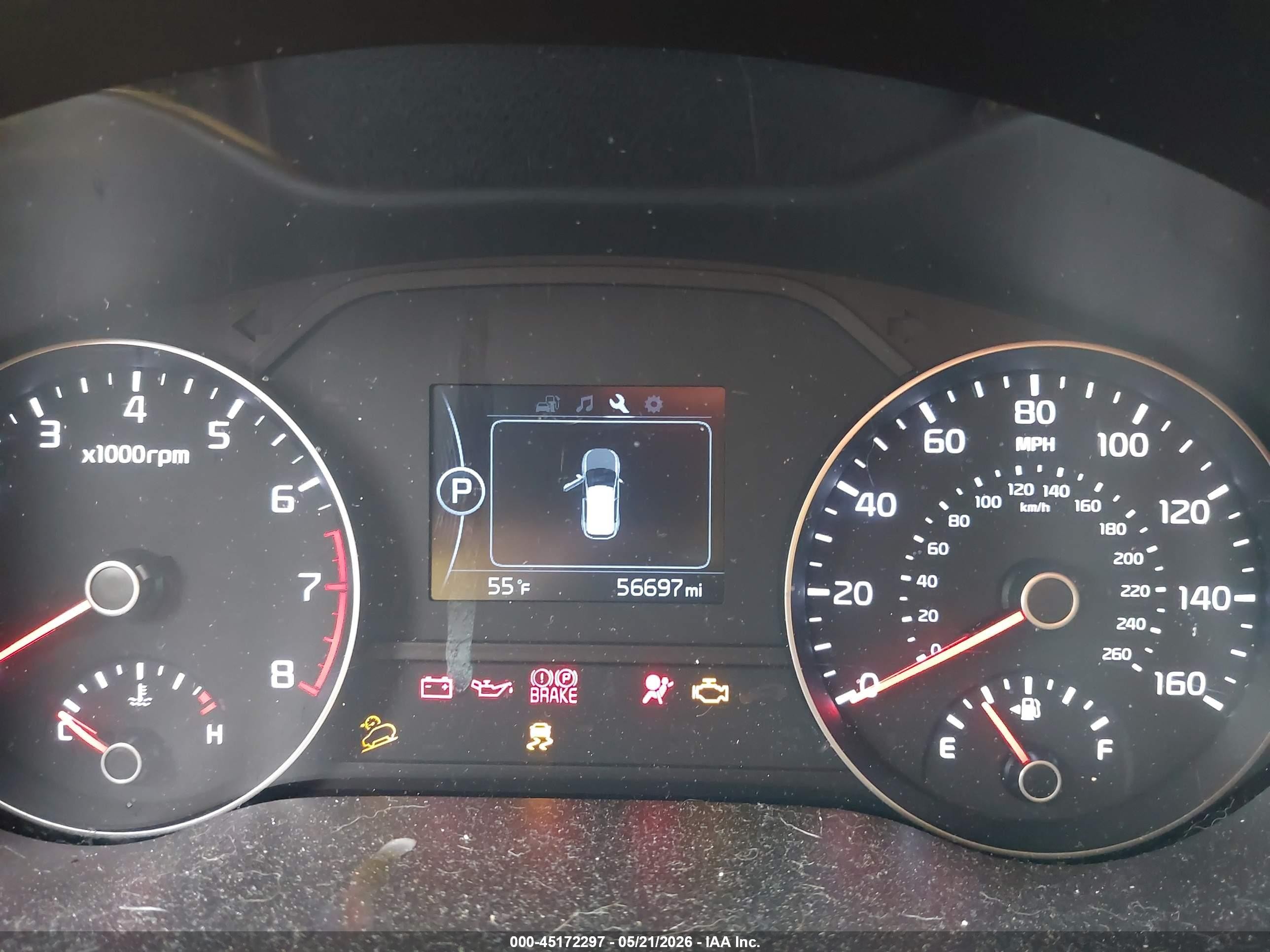 2019 Kia Sportage Lx Gray vin: KNDPMCAC6K7501126