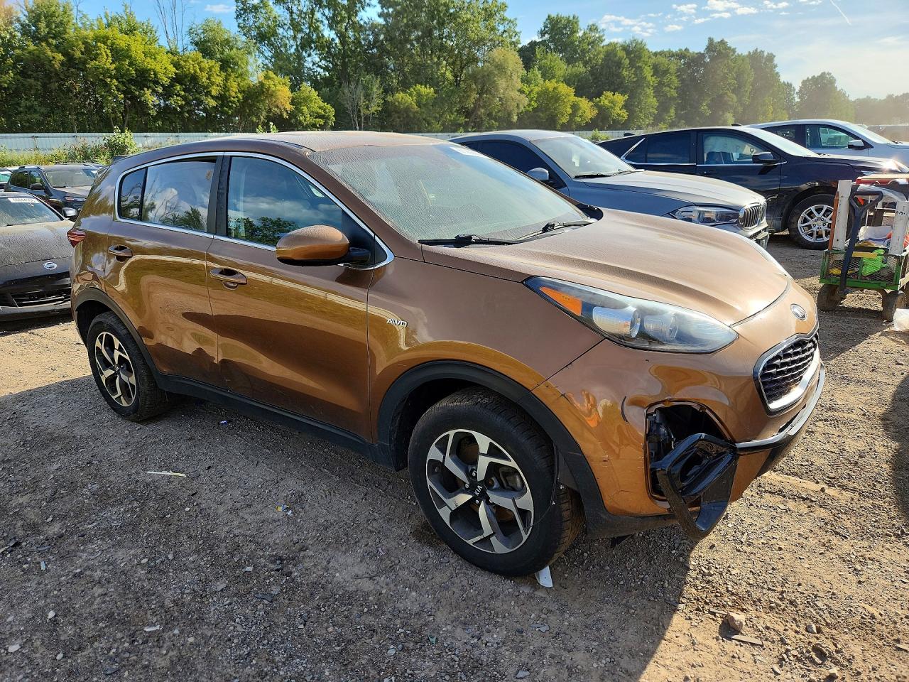 2020 Kia Sportage Lx Brown vin: KNDPMCAC6L7687297