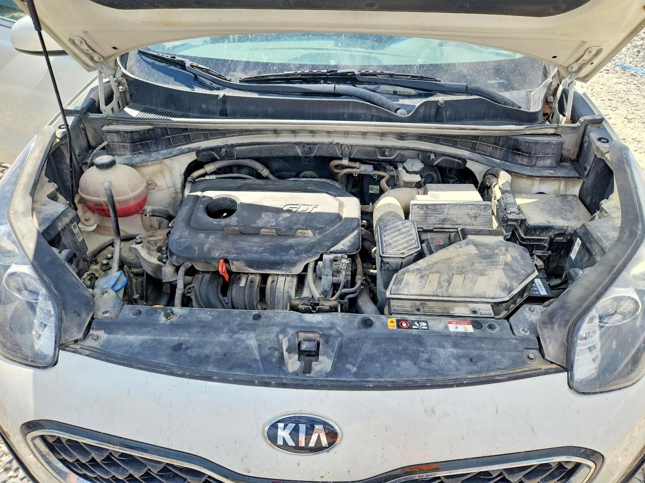 2021 Kia Sportage White vin: KNDPMCAC6M7912108