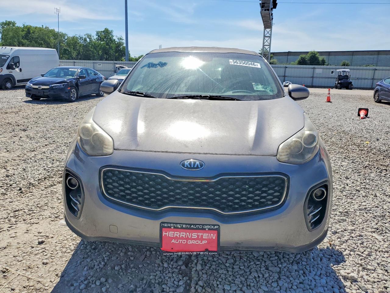 2018 Kia Sportage Lx Серый vin: KNDPMCAC7J7303914