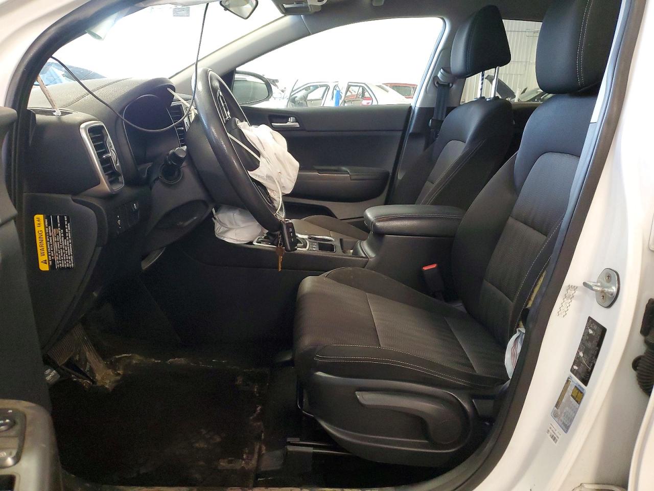 2017 Kia Sportage Lx White vin: KNDPMCAC8H7114716