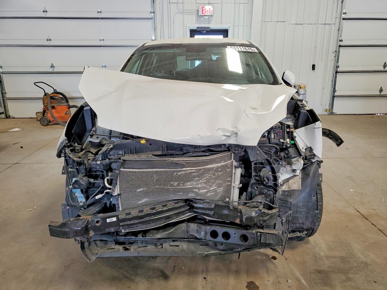 2017 Kia Sportage Lx White vin: KNDPMCAC8H7114716