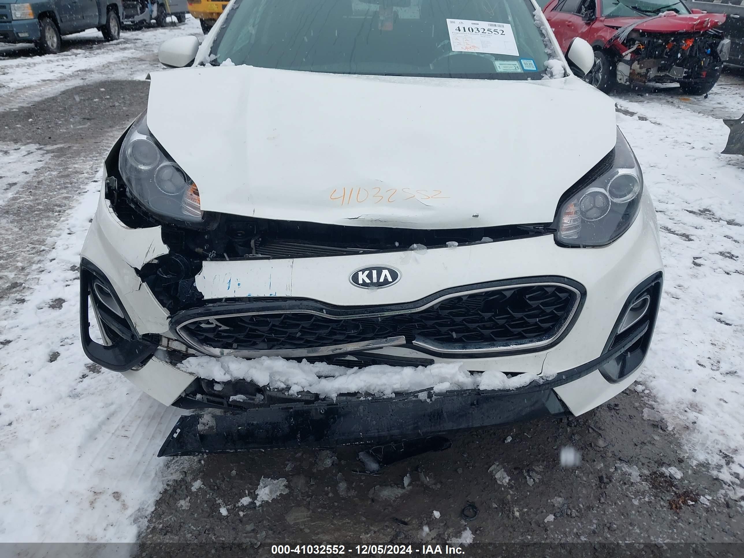2020 Kia Sportage Lx White vin: KNDPMCAC8L7787918