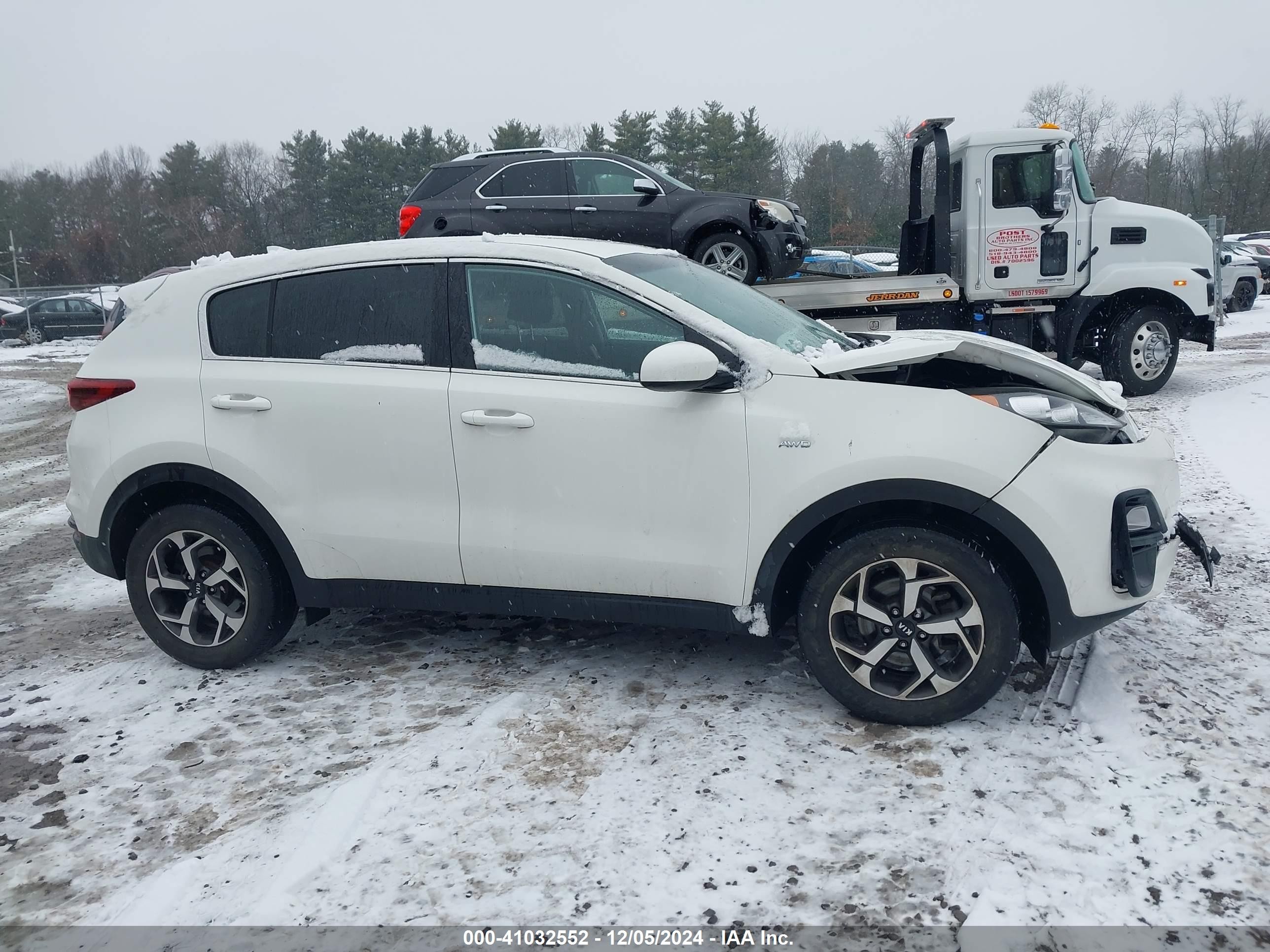 2020 Kia Sportage Lx White vin: KNDPMCAC8L7787918