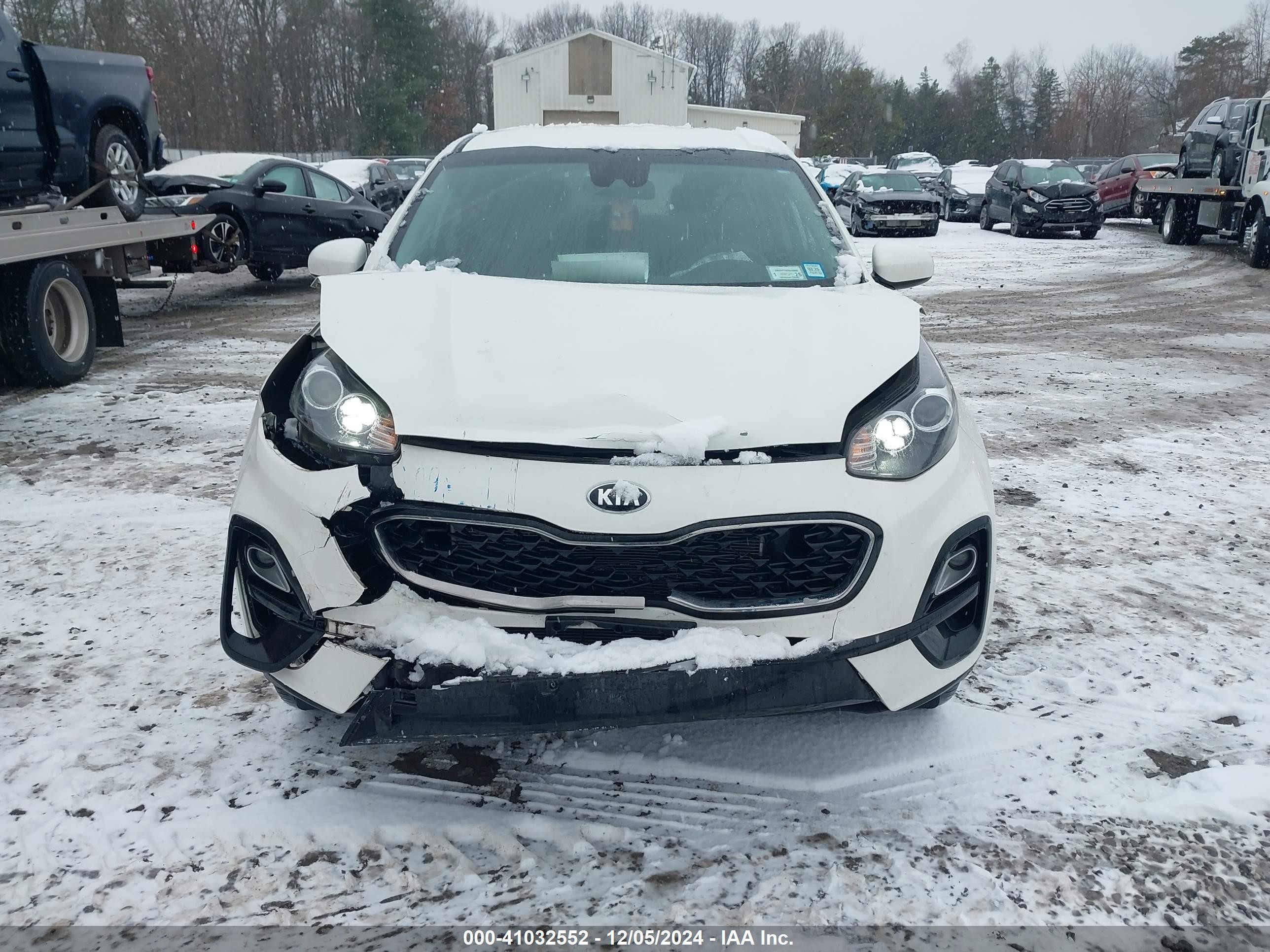 2020 Kia Sportage Lx White vin: KNDPMCAC8L7787918