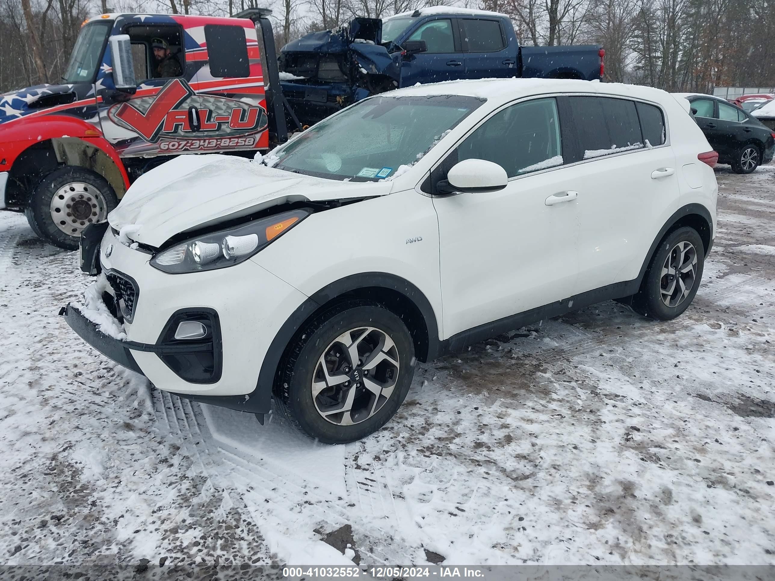 2020 Kia Sportage Lx White vin: KNDPMCAC8L7787918