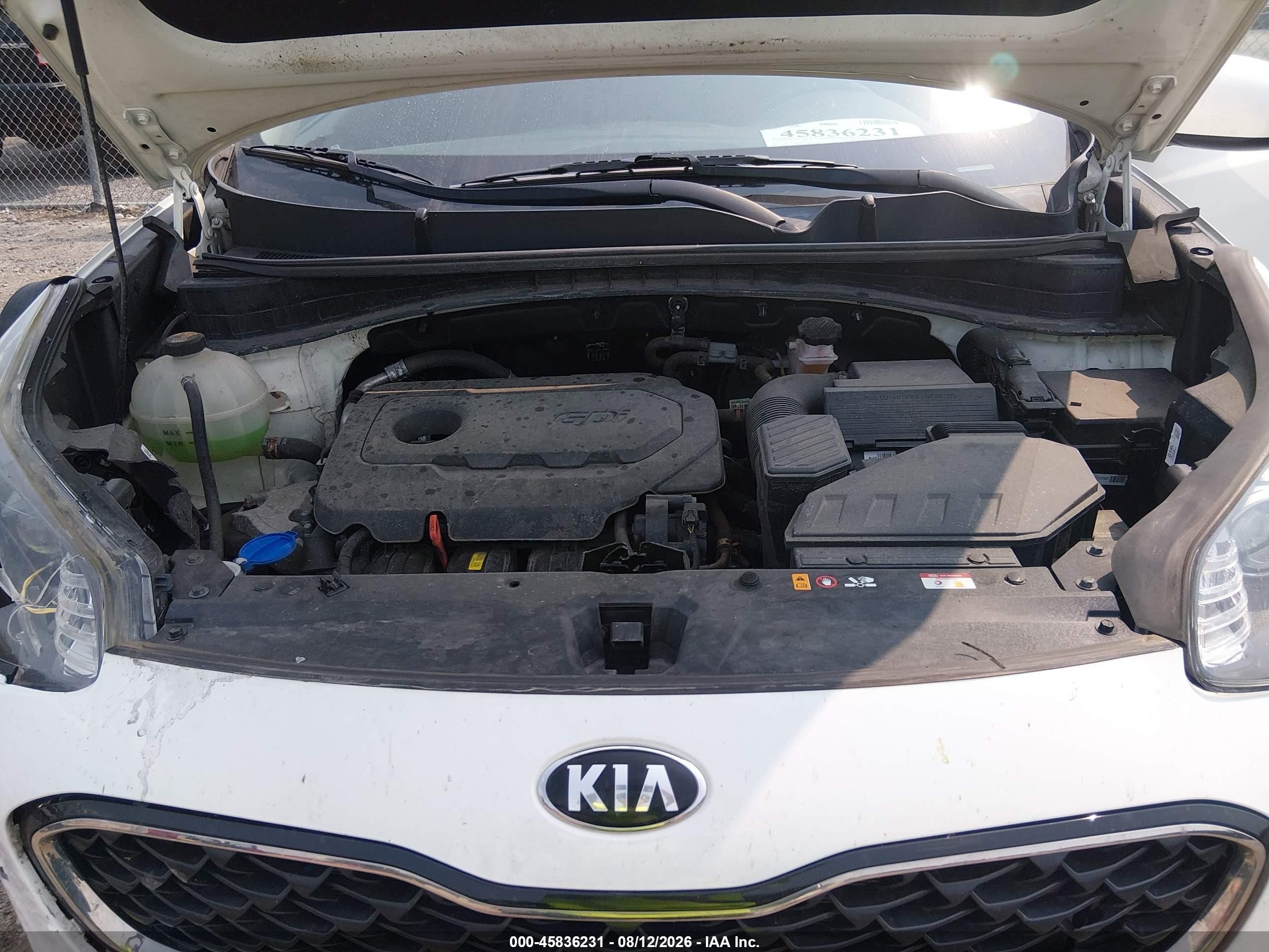 2020 Kia Sportage Lx White vin: KNDPMCAC8L7788518