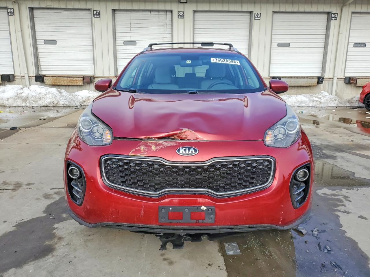 2017 Kia Sportage Lx Red vin: KNDPMCAC9H7183155