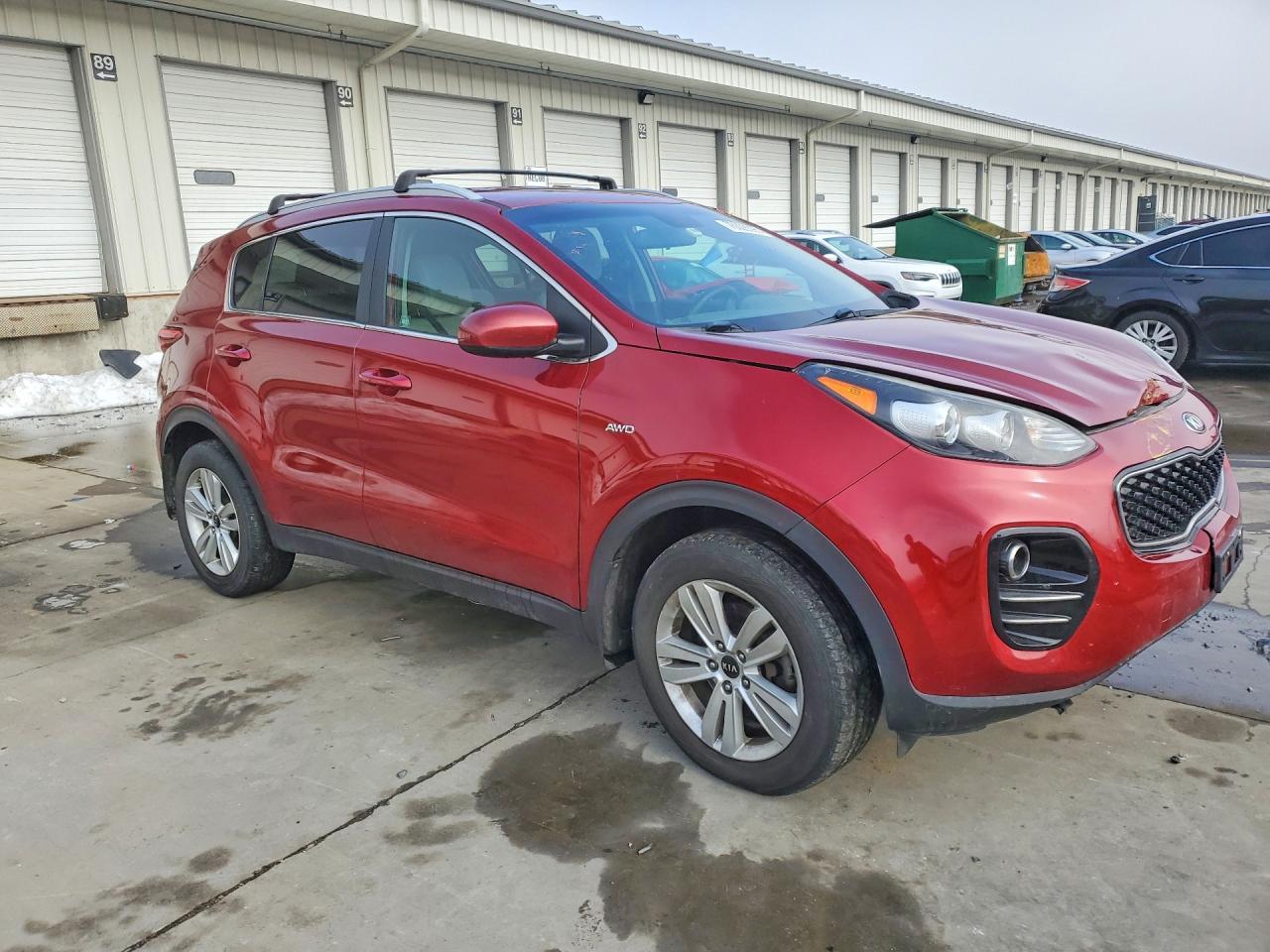 2017 Kia Sportage Lx Red vin: KNDPMCAC9H7183155